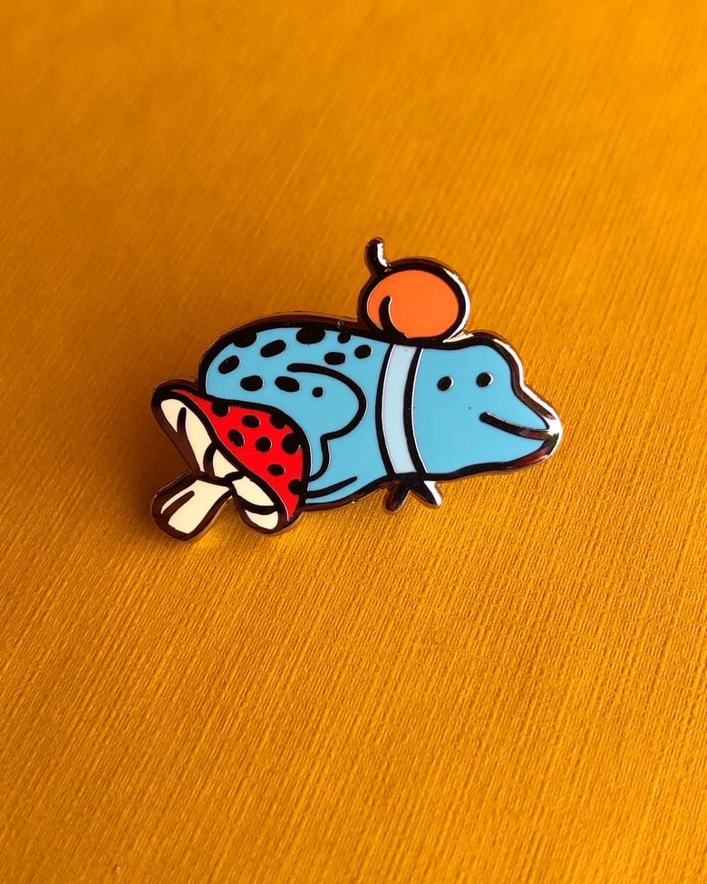 Mad Comics Frog Pin