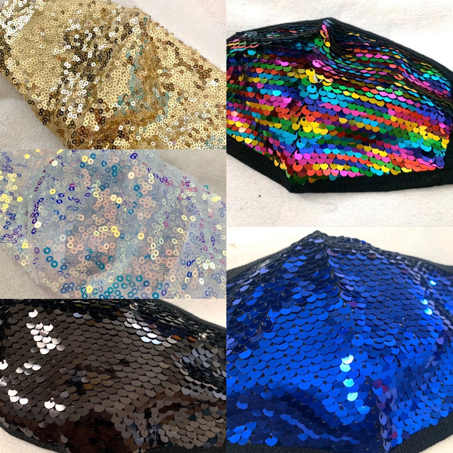 Sequin Face Mask