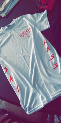 Image 2 of Red Reflective “SayLess” T-Shirt