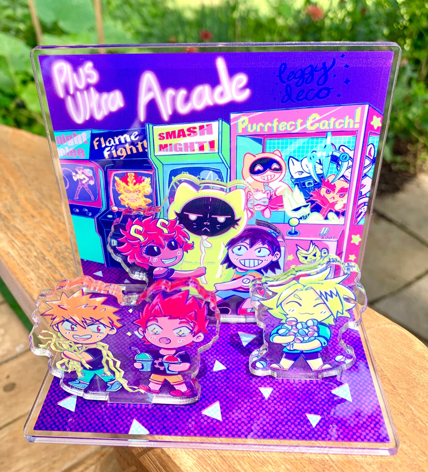 BakuSquad Arcade - Multi Piece Acrylic Standee | leggydeco