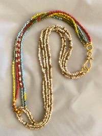Image 4 of NEW! Multistrand,multi color Necklace