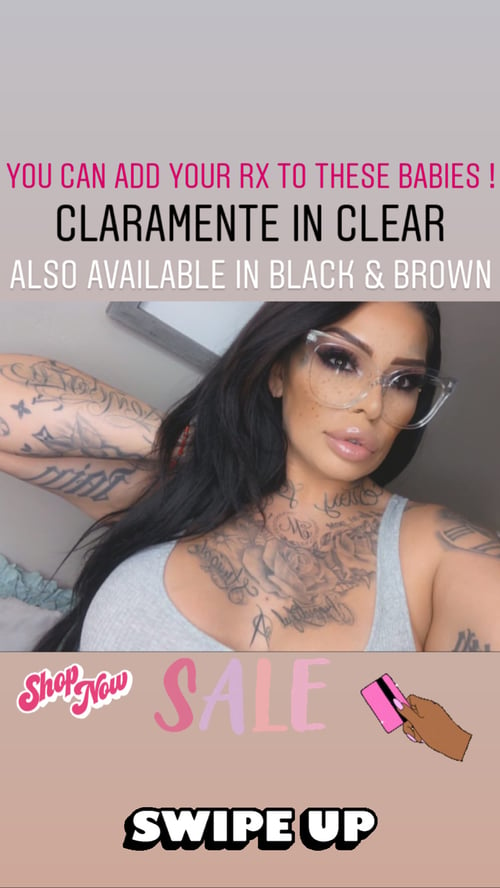 Image of Claramente Oversized Cat Eye Frames