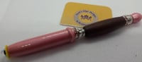 Image 1 of Wooden Beaded Penlight - Pink