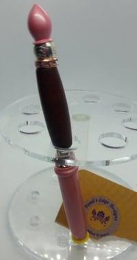 Image 2 of Wooden Beaded Penlight - Pink
