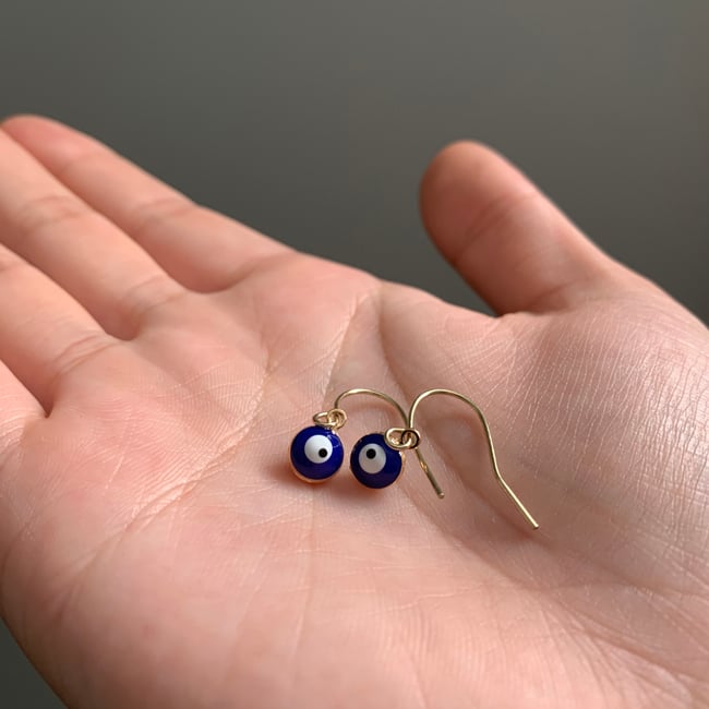 evil eye earrings