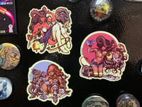 Image 2 of D&D GIRL MAGNETS! Three pack!