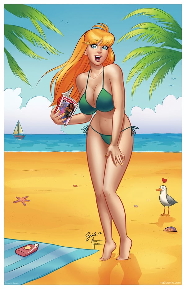 Image of DiDi on beach poster