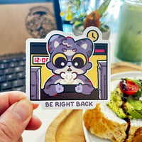 BE RIGHT BACK  | mosskidd ✦ Die-Cut Sticker