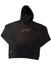 Black “signature” hoodie (size large) 