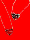STAMPED & ENGRAVED HEART PENDANTS