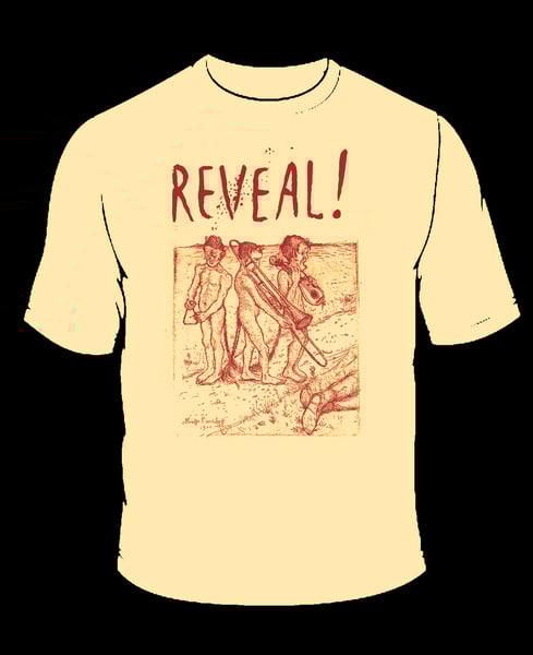 Image of T Shirt (missljud) Brown Print 