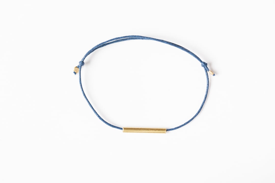 Image of Unisex Brass Tube Bracelet