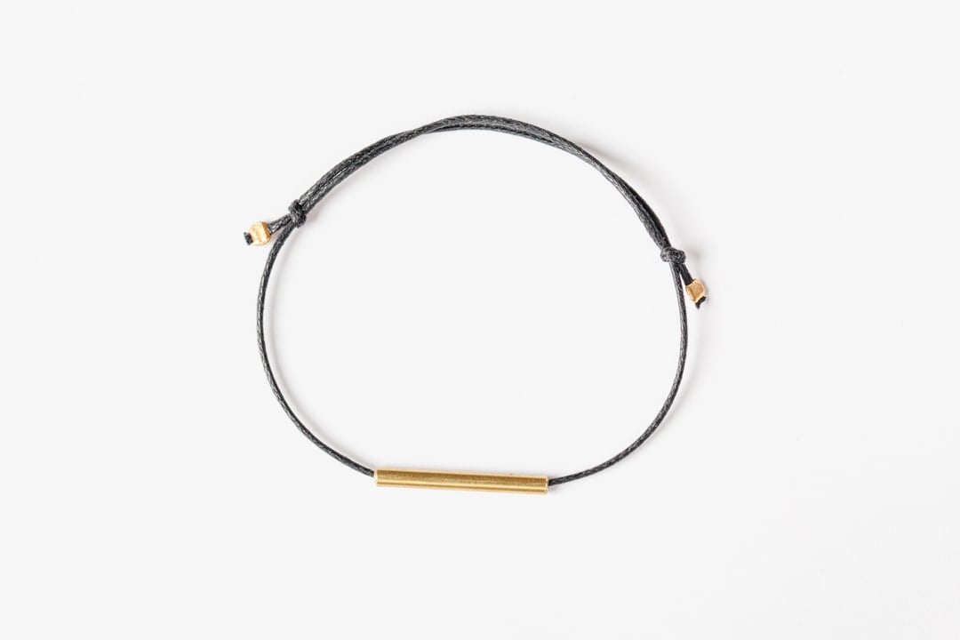 Image of Unisex Brass Tube Bracelet