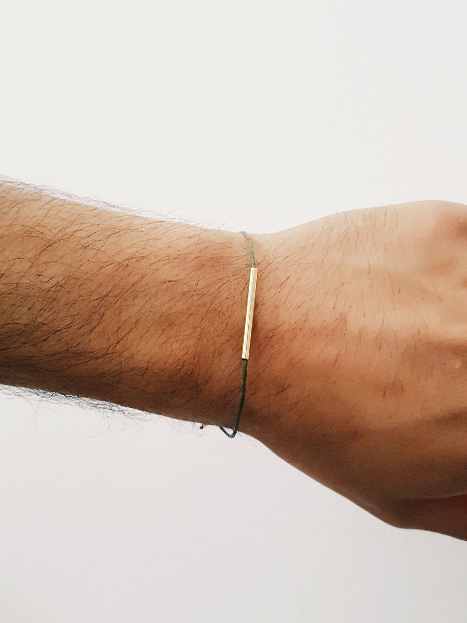 Image of Unisex Brass Tube Bracelet