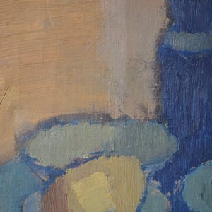 Image of 1920's Swedish Painting, 'Still life with Teacups.'