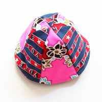 Image 2 of neon pink vote bold  tween teen adult vintage fabric six panel bucket hat buckethat sunhat