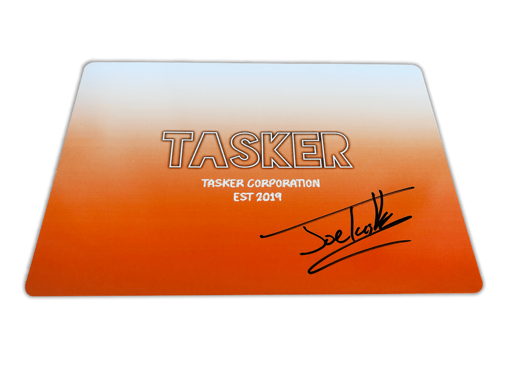 Image of Signed Personalised Card - Orange