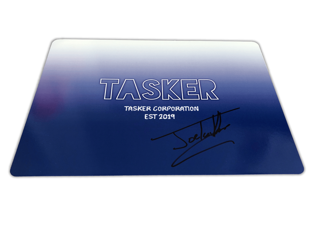 Drivkraft Livlig aIDS Signed Personalised Card - Blue | Tasker Corporation