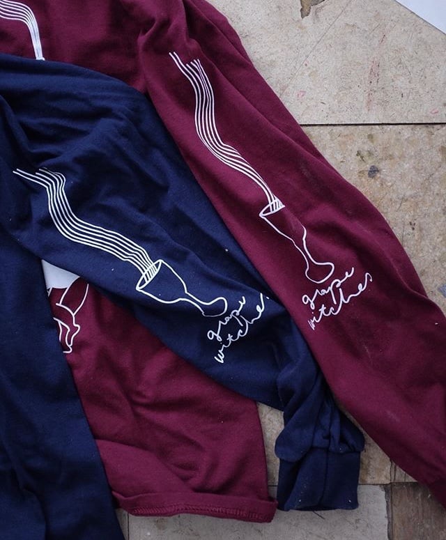 Image of Grape Witches X Alisha Davidson Long Sleeve