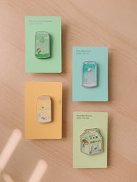 Image 1 of BTS song soda wood pins | BTS 방탄소년단