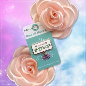 Image of "So Damn Kawaii" Dangle Bow Pin