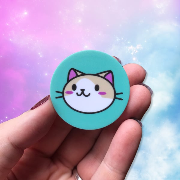 Image of Kawaii Neko Co Logo Cell Phone Holder