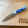 Paring Knife - Resin Blue & White