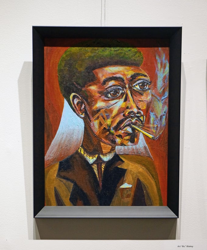 Image of Art Blakey Original Painting