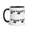 White Ceramic Professionally Lit Logo Mug with Black Inside