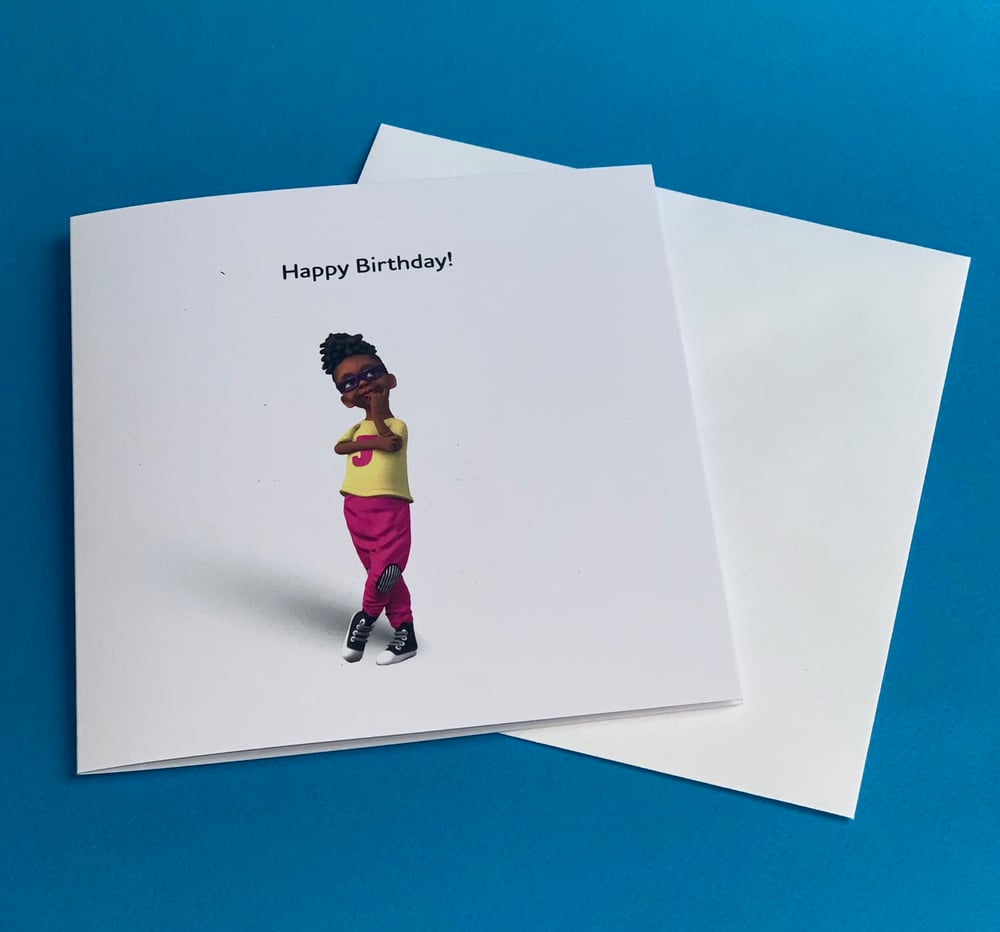 Image of Thoughtful Jazzy Greeting Card