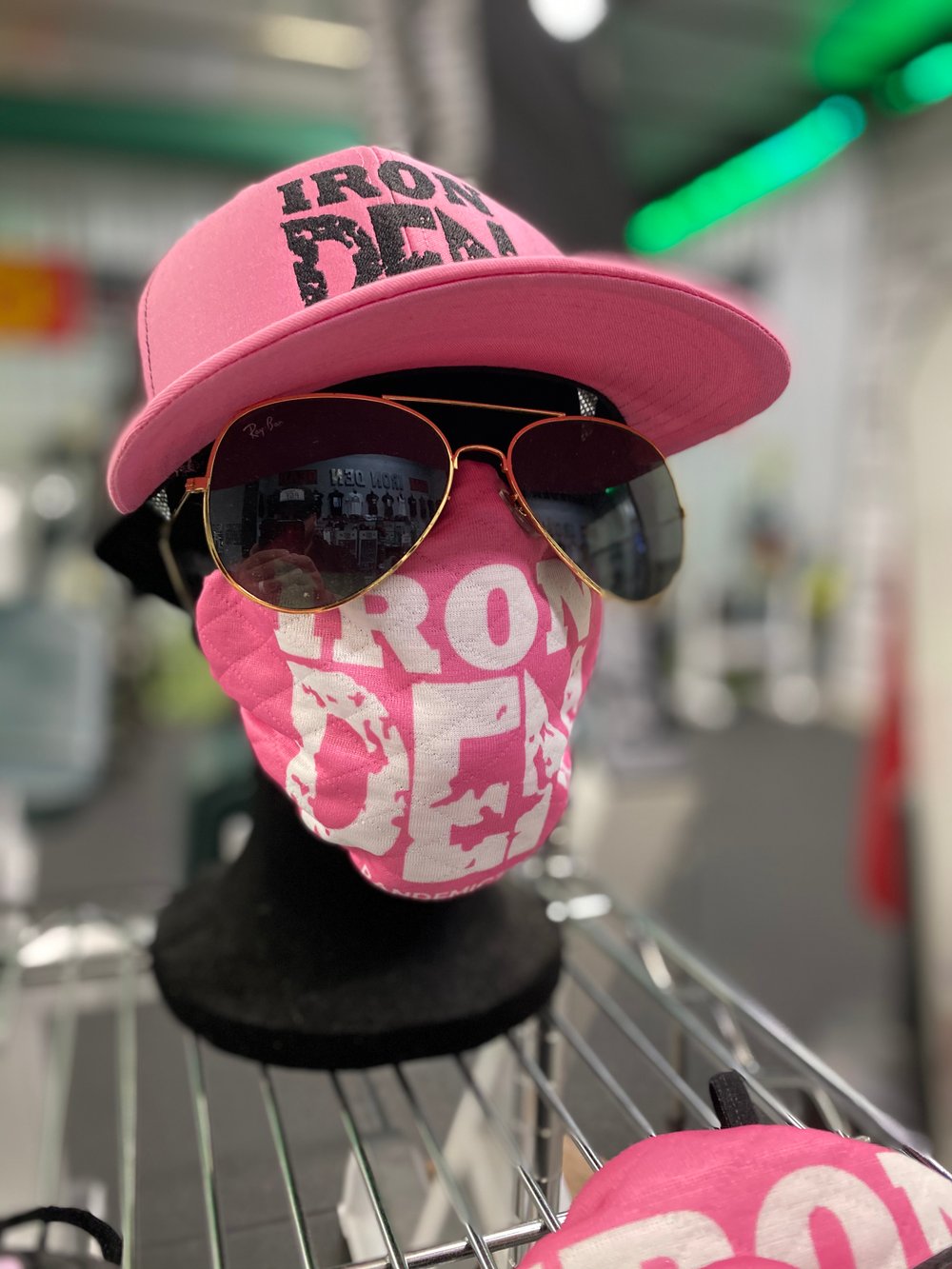 Face Mask - Iron Den Pink