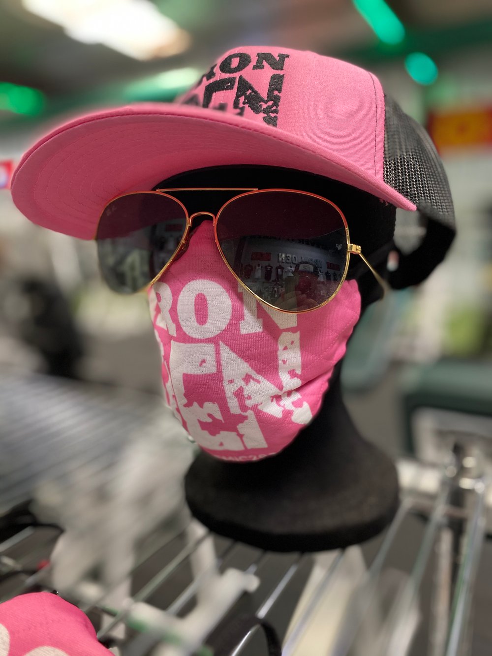 Face Mask - Iron Den Pink