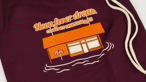 Image of "Neon Fever Dream" Gym Bag Burgundy