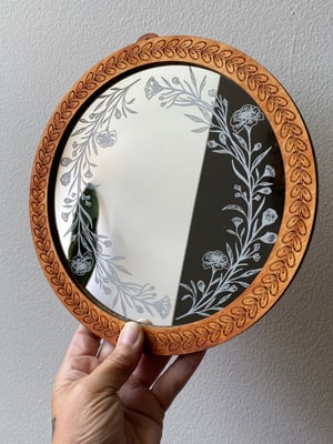 Image of Engraved Mirror - Marigold