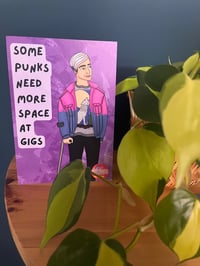 Image 1 of Some Punks Need More Space A5 print 
