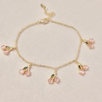 Image 1 of Pink Cherry Bracelet
