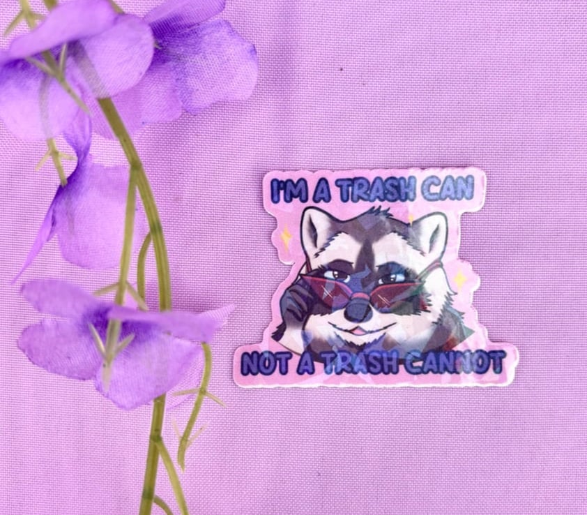 Image of I’m a Trash Can Not a Trash Cannot Holographic
