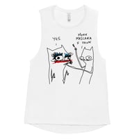 Image 4 of more mascara Ladies’ Muscle Tank