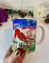 Image 5 of Christmas Robin Ceramic Mugs