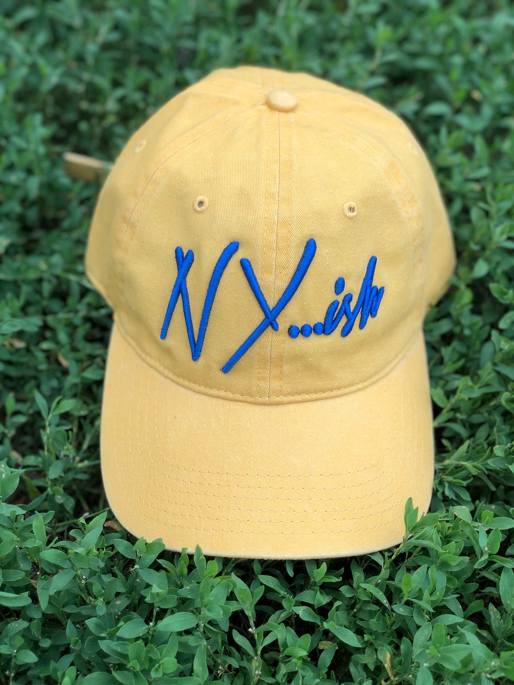 Image of Nyish Dad Hat (Yellow) 9 left
