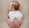 White Angel Wings | Newborn Photography PropðŸ“¸