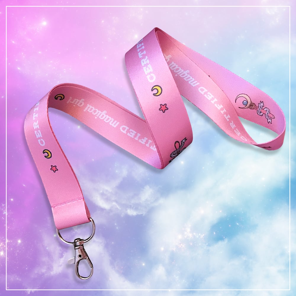 Image of Sailor Moon Certified Magical Girl Lanyard