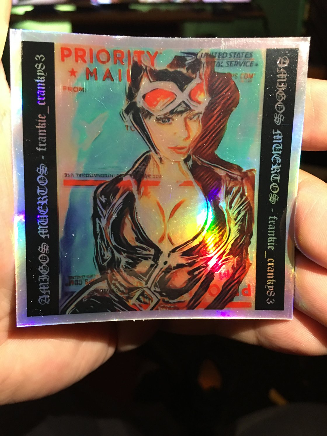 Image of Catwoman pinup Hologram
