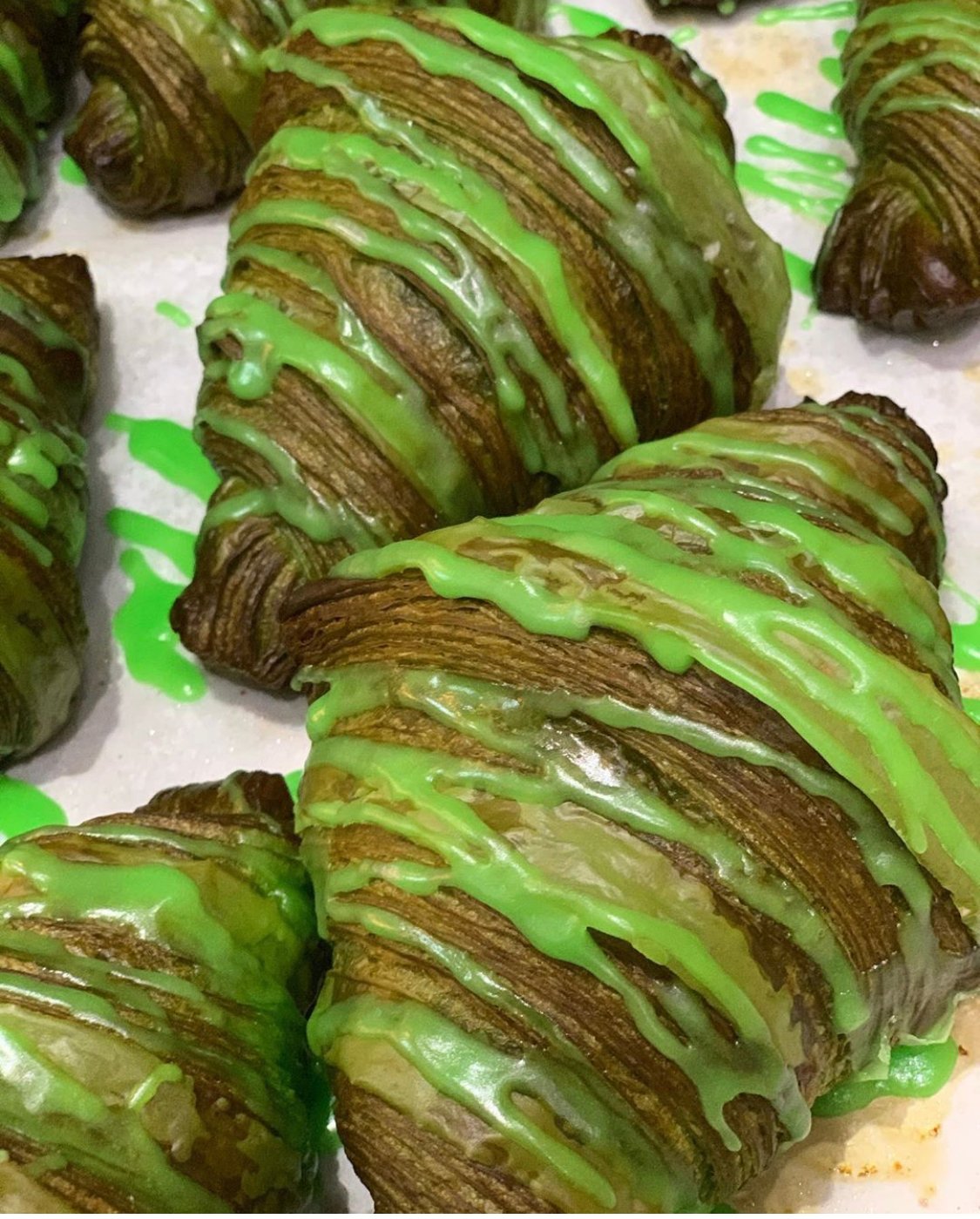 1 Pandan croissant | Agathe Patisserie