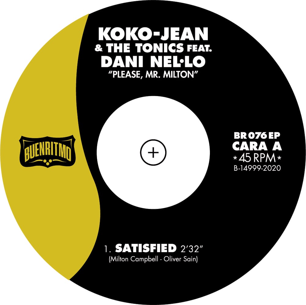 Koko-Jean & The Tonics featuring Dani Nel·lo "Please Mr. Milton" - Vinilo Negro