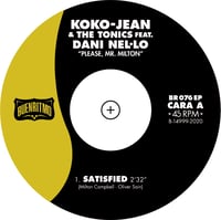 Image 2 of Koko-Jean & The Tonics featuring Dani Nel·lo "Please Mr. Milton" - Vinilo Negro