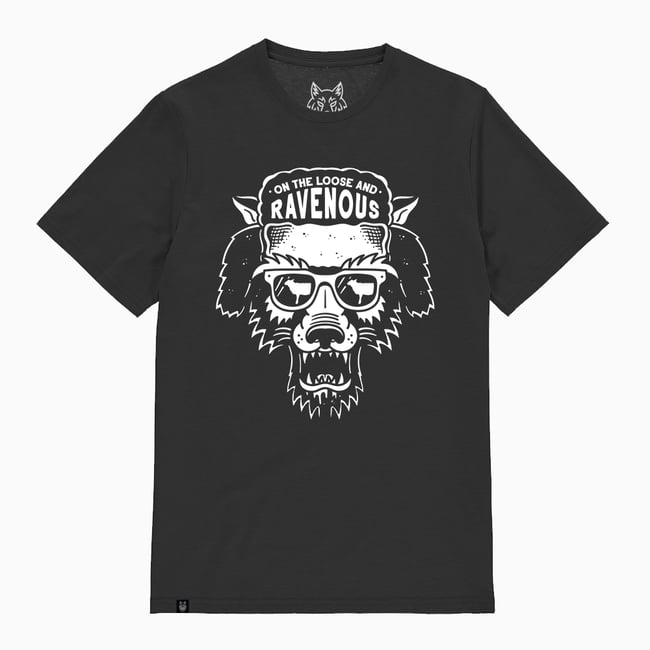 Ravenous Wolf T-Shirt Organic Cotton