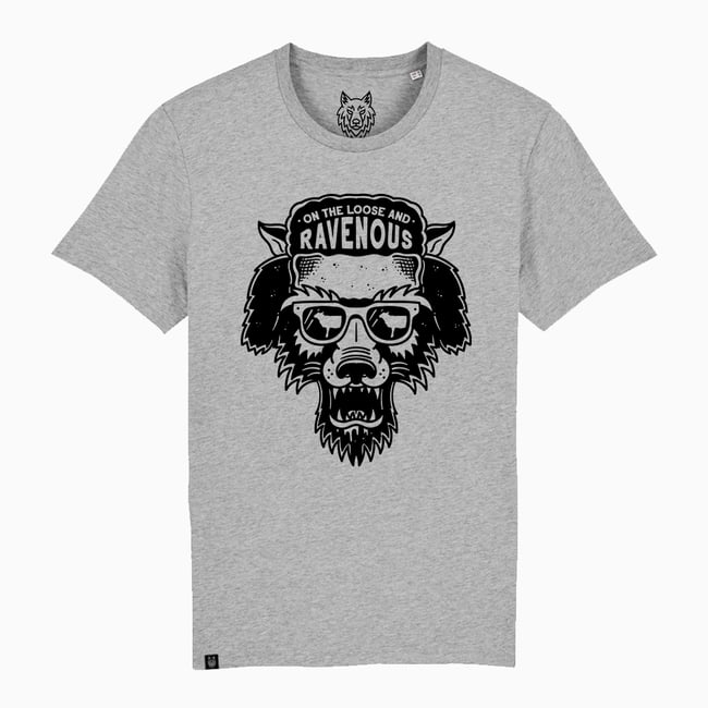 Ravenous Wolf T-Shirt Organic Cotton