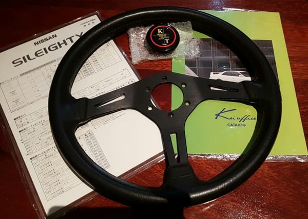 Image of Keiichi Tsuchiya Model Steering Wheel + Horn
