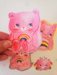 Image 2 of Pink care bear sticker pack 